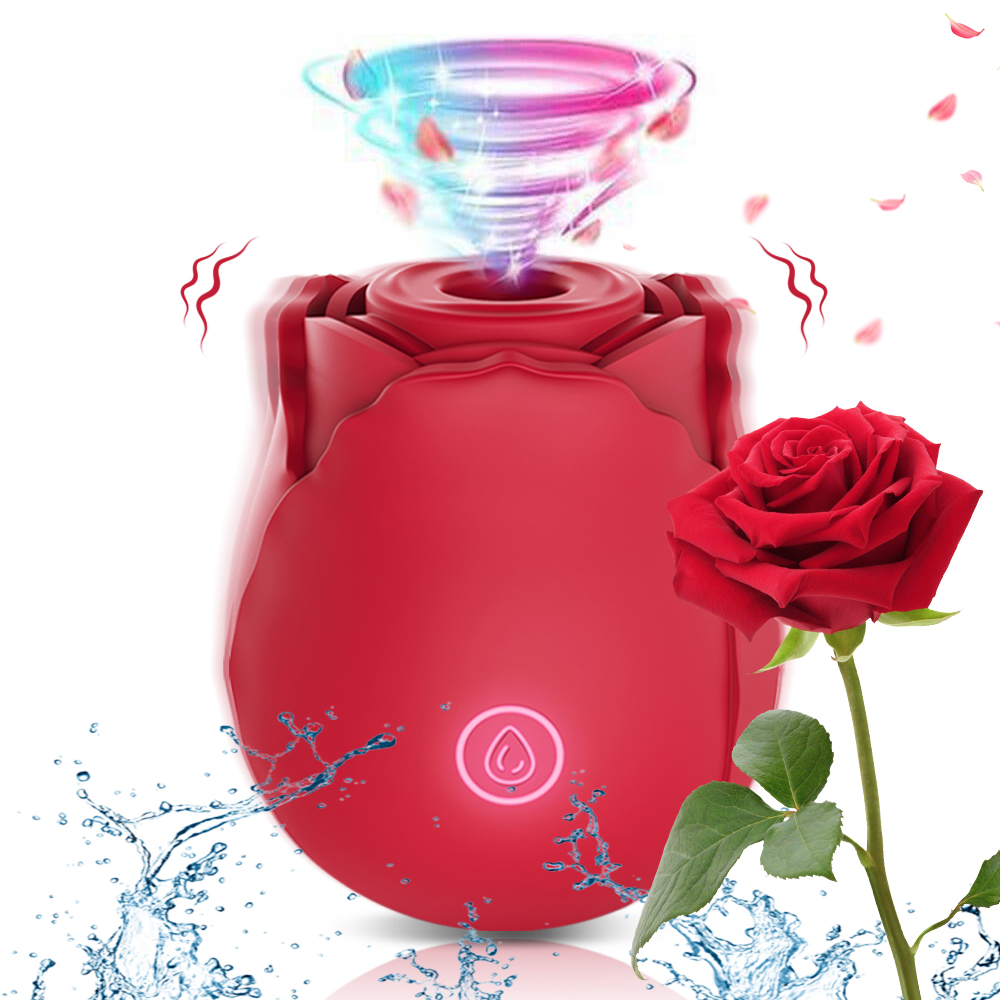 Rose-shape Vagina Sucking Vibr - огляд і ціна Suction Machine Medical